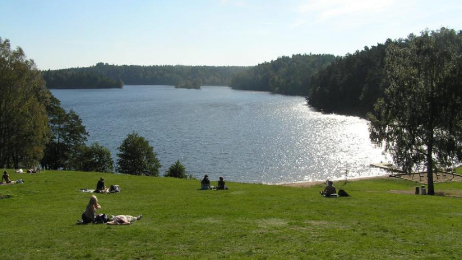 Delsjöns badplats (bild: mapio.net)